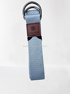 רצועת יוגה צבע אפור YOGA STRAP ANANDA רצועת יוגה צבע אפור YOGA STRAP ANANDA