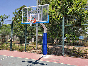 מתקן כדורסל תקני מתקן כדורסל תקני